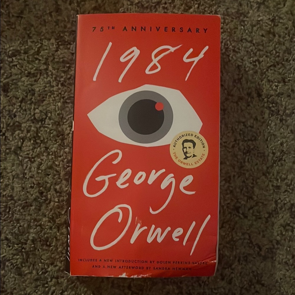 1984 by George Orwell - Red Cover